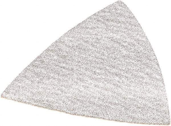 DeWALT - 80 Grit, Aluminum Oxide TriangleSanding Sheet - 3-1/2" Long x 3-3/4" Wide, Medium Grade, Weighted Cloth Backing - Apex Tool & Supply