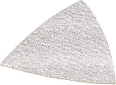 DeWALT - 80 Grit, Aluminum Oxide TriangleSanding Sheet - 3-1/2" Long x 3-3/4" Wide, Medium Grade, Weighted Cloth Backing - Apex Tool & Supply