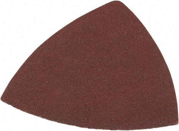 DeWALT - 80, 120 & 220 Grit, Aluminum Oxide TriangleSanding Sheet - 3-1/2" Long x 3-3/4" Wide, Assorted Grade, Weighted Cloth Backing - Apex Tool & Supply