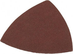 DeWALT - 80, 120 & 220 Grit, Aluminum Oxide TriangleSanding Sheet - 3-1/2" Long x 3-3/4" Wide, Assorted Grade, Weighted Cloth Backing - Apex Tool & Supply