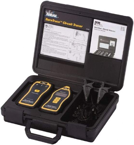Ideal - 6 Piece, Circuit Tracer Kit - 600 Volt Max, LED Display - Apex Tool & Supply
