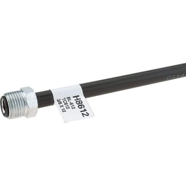 Value Collection - 3/8" OD x 12" Long, Automotive Brake Line - Steel/Copper - Apex Tool & Supply