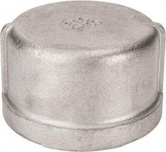 Value Collection - 2" Grade 316 Stainless Steel Pipe End Cap - FNPT End Connections, 150 psi - Apex Tool & Supply