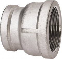 Value Collection - 1-1/4 x 1" Grade 316 Stainless Steel Pipe Reducer Coupling - FNPT x FNPT End Connections, 150 psi - Apex Tool & Supply