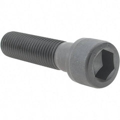 Value Collection - 7/8-9 UNC Hex Socket Drive, Socket Cap Screw - Alloy Steel, Black Oxide Finish, Partially Threaded, 3-1/2" Length Under Head - Apex Tool & Supply
