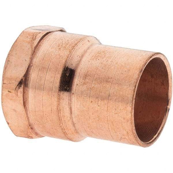 Value Collection - 5/8 x 1/2" Wrot Copper Pipe Adapter - C x F - Apex Tool & Supply