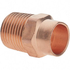 Value Collection - 3/8 x 3/8" Wrot Copper Pipe Adapter - C X M - Apex Tool & Supply