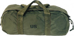Ability One - 2 Pocket Olive Drab Canvas Tool Bag - 6" Wide x 19-1/2" Deep x 8-1/2" High - Apex Tool & Supply