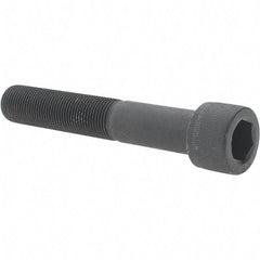 Value Collection - 3/4-16 UNF Hex Socket Drive, Socket Cap Screw - Alloy Steel, Black Oxide Finish, Partially Threaded, 4-1/2" Length Under Head - Apex Tool & Supply