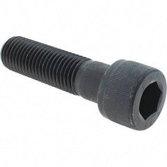 Value Collection - M24x3.00 Metric Coarse Hex Socket Drive, Socket Cap Screw - Grade 12.9 Alloy Steel, Black Oxide Finish, Partially Threaded, 90mm Length Under Head - Apex Tool & Supply