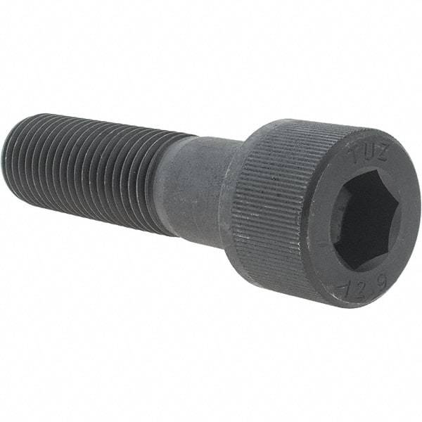 Value Collection - M30x3.50 Metric Coarse Hex Socket Drive, Socket Cap Screw - Grade 12.9 Alloy Steel, Black Oxide Finish, Partially Threaded, 110mm Length Under Head - Apex Tool & Supply