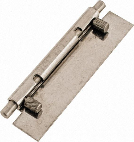 Value Collection - 4" Long x 1" Wide x 0.05" Thick, Keeper Hinge - Stainless Steel - Apex Tool & Supply
