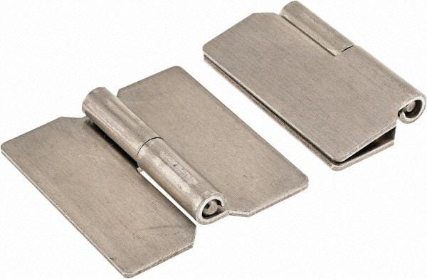 Value Collection - 1.44" Wide x 0.05" Thick, Slip Joint Hinge - Aluminum, Plain Finish - Apex Tool & Supply