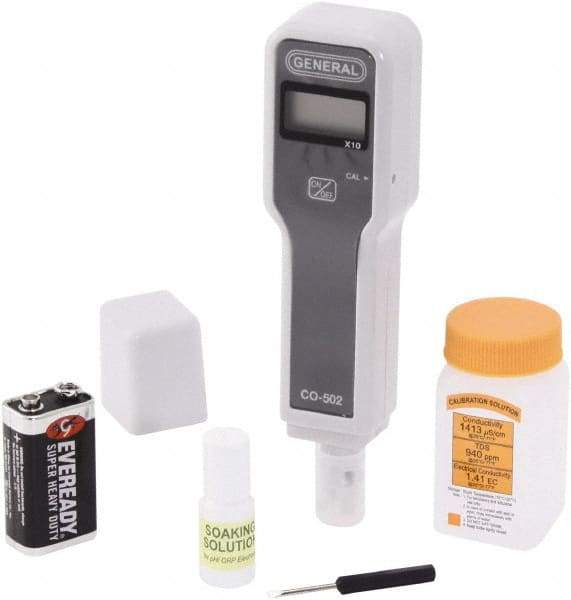 General - Conductivity Meter - 32 to 122°F, Conductivity Probe - Apex Tool & Supply