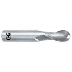 11/16" Dia. - 4" OAL - Bright CBD - Ball End SE EM - 2 FL - Apex Tool & Supply