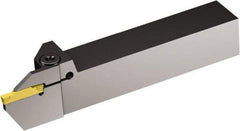 Sandvik Coromant - F123, Internal or External, Left Hand, 0.59" Max Depth of Cut, Indexable Grooving Tool Holder - N123E2-0200-0002-CM Insert Compatibility, 5/8" Shank Height, 5/8" Shank Width, 4-1/2" OAL - Apex Tool & Supply