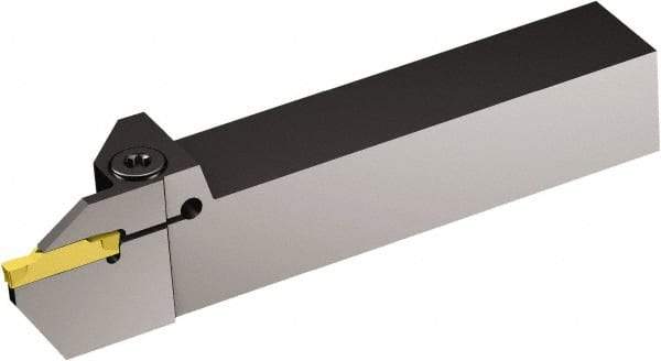 Sandvik Coromant - F123, Internal or External, Left Hand, 20mm Max Depth of Cut, Indexable Grooving Tool Holder - N123F2-0250-0002-CM Insert Compatibility, 16mm Shank Height, 16mm Shank Width, 125mm OAL - Apex Tool & Supply
