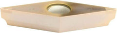 Sumitomo - 2NC-VCGA332 Grade BNC160 PCBN Turning Insert - TiN Finish, 35° Diamond, 3/8" Inscr Circle, 3/16" Thick, 1/32" Corner Radius - Apex Tool & Supply