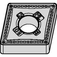 CNMG 431 Double-sided|G WK20CT, 1/64″ Corner Radius, 3/16″ Thick, 1/2″ Inscribed Circle, TiN, Turning Indexable Insert - Apex Tool & Supply