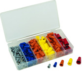 158 Pc. Wire Nut Assortment - Flame-Retardant Polypropylene Shell - Apex Tool & Supply