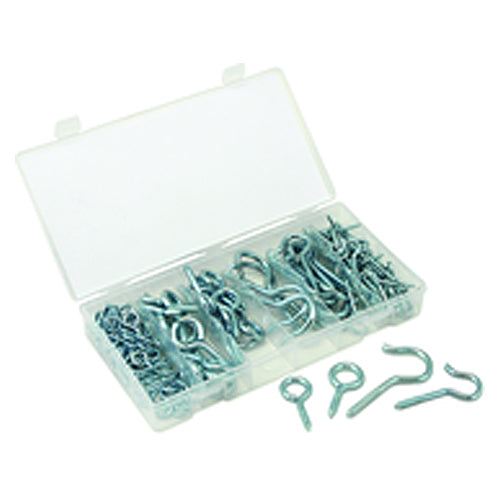 151 Pieces Hook & Eye Screw Assortment - - Eye Screws and hook screws - Apex Tool & Supply