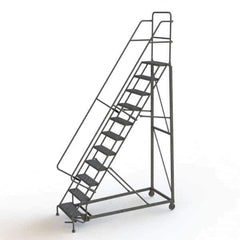 TRI-ARC - Rolling & Wall Mounted Ladders & Platforms Type: Rolling Warehouse Ladder Style: Rolling Safety Ladder - Apex Tool & Supply