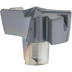 Iscar - Series FCP, 0.886" Diam Grade IC908 Replaceable Drill Tip - Carbide, TiAlN Finish, 22 Seat Size, Through Coolant - Apex Tool & Supply