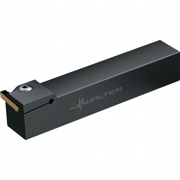 Walter - External Thread, 0.2362" Max Depth of Cut, 3mm Min Groove Width, 138.1mm OAL, Left Hand Indexable Grooving Cutoff Toolholder - 25mm Shank Height x 25mm Shank Width, GX24-.. Insert Style, G1521 Toolholder Style - Apex Tool & Supply