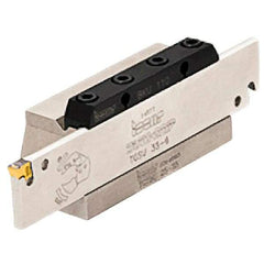 Iscar - Tool Block Style TGTBU, 56mm Blade Height, 130mm OAL, 72mm OAH, Indexable Cutoff Blade Tool Block - 40mm Shank Height, 41mm Shank Width, Series Tang-GripIQ - Apex Tool & Supply