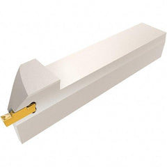 Iscar - HFH, External, Right Hand, 12mm Max Depth of Cut, 4mm Max Groove Width, Indexable Grooving Tool Holder - DGN.., GRIP, HFP.. Insert Compatibility, 20mm Shank Height, 20mm Shank Width, 140mm OAL - Apex Tool & Supply
