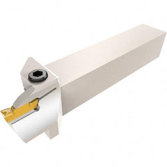 Iscar - HFH, External, Right Hand, 0.79" Max Depth of Cut, 0.197" Max Groove Width, Indexable Grooving Tool Holder - DGN.., GRIP 50.., HFPR 5004 Insert Compatibility, 1" Shank Height, 1" Shank Width, 6" OAL - Apex Tool & Supply