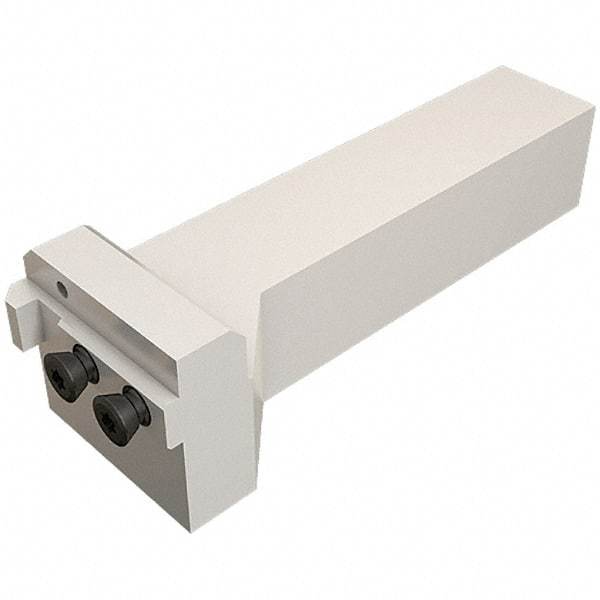 Iscar - External Thread, Left Hand Indexable Grooving Cutoff Toolholder - 25mm Shank Height x 25mm Shank Width, HAP Toolholder Style, Series Heliface - Apex Tool & Supply