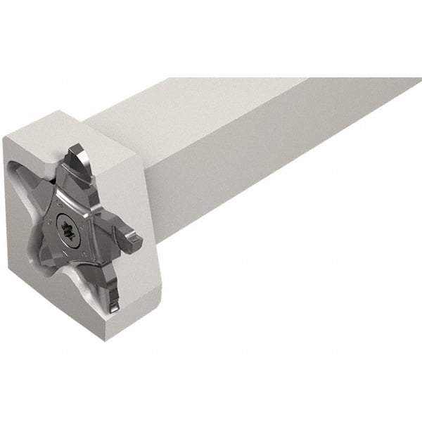 Iscar - External Thread, 0.197" Max Depth of Cut, 2.39mm Min Groove Width, 120mm OAL, Left Hand Indexable Grooving Cutoff Toolholder - 20mm Shank Height x 20mm Shank Width, PENTA 34F Insert Style, PCHPLS Toolholder Style, Series PentaCut - Apex Tool & Supply