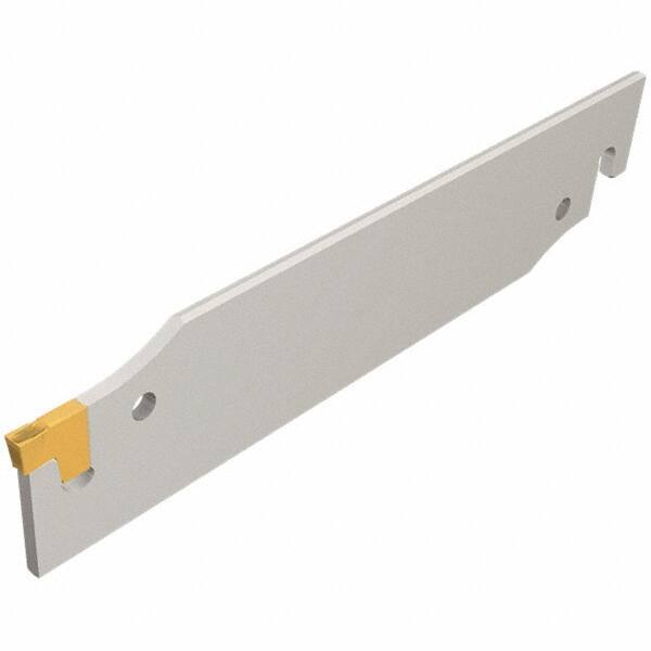 Iscar - External Thread, 1.2795" Max Depth of Cut, 1.65mm Min Groove Width, 125mm OAL, Left Hand Indexable Grooving Cutoff Toolholder - 20mm Shank Height x 20mm Shank Width, TAG Insert Style, TGT Toolholder Style, Series Tang-Grip - Apex Tool & Supply