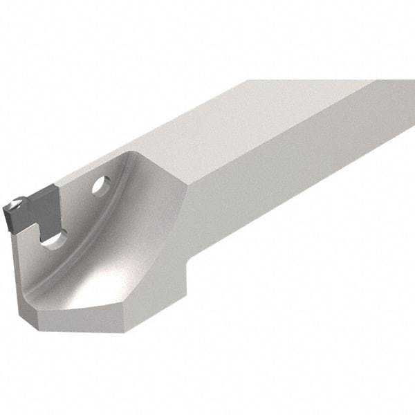Iscar - External Thread, 0.8465" Max Depth of Cut, 2.8mm Min Groove Width, 125mm OAL, Left Hand Indexable Grooving Cutoff Toolholder - 20mm Shank Height x 12mm Shank Width, TAG Insert Style, TGT Toolholder Style, Series Tang-Grip - Apex Tool & Supply