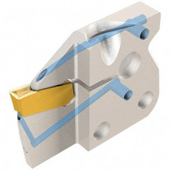 Iscar - Right Hand Cut, 5mm Insert Width, Cutoff & Grooving Support Blade for Indexables - 16mm Max Depth of Cut, 7.2mm Head Projection - Apex Tool & Supply
