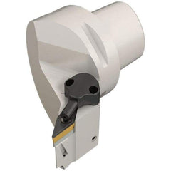 Iscar - Right Hand Cut, Size C6, VBMT & VC.. Insert Compatiblity, External Modular Turning & Profiling Cutting Unit Head - 45mm Ctr to Cutting Edge, 65mm Head Length, Through Coolant, Series Isoturn - Apex Tool & Supply