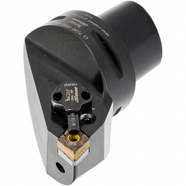 Iscar - Left Hand Cut, Size C5, Various Insert Compatiblity, External Modular Turning & Profiling Cutting Unit Head - 35mm Ctr to Cutting Edge, 60mm Head Length, Through Coolant, Series CAMFIX, Heliturn LD, JetHPLine - Apex Tool & Supply