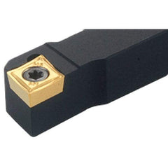 Iscar - SCAC, Left Hand Cut, 16mm Shank Height x 16mm Shank Width, Neutral Rake Indexable Turning Toolholder - 125mm OAL, CC.T Insert Compatibility, Series Isoturn - Apex Tool & Supply