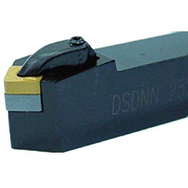 Iscar - DSDN, Neutral Cut, 45° Lead Angle, 25mm Shank Height x 25mm Shank Width, Neutral Rake Indexable Turning Toolholder - 150mm OAL, SN.. Insert Compatibility, Series Isoturn - Apex Tool & Supply
