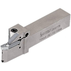 Iscar - FGHDU, External, Right Hand, 22.3mm Max Depth of Cut, Indexable Grooving Tool Holder - FGPAM Insert Compatibility, 25mm Shank Height, 25mm Shank Width, 150mm OAL, Through Coolant - Apex Tool & Supply