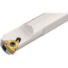 Iscar - External Thread, 0.394" Max Depth of Cut, 0.055" Min Groove Width, 5-1/2" OAL, Right Hand Indexable Grooving Cutoff Toolholder - 0.039 Seat Size, 3/8" Shank Height x 3/8" Shank Width, DG.. Insert Style, DGT Toolholder Style, Series Do-Grip - Apex Tool & Supply