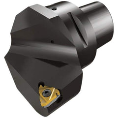 Iscar - Multiple Insert Styles, 50mm Head Length, Right Hand Cut, External Modular Threading Cutting Unit Head - System Size C4, 27mm Center to Cutting Edge, Series IscarThread - Apex Tool & Supply