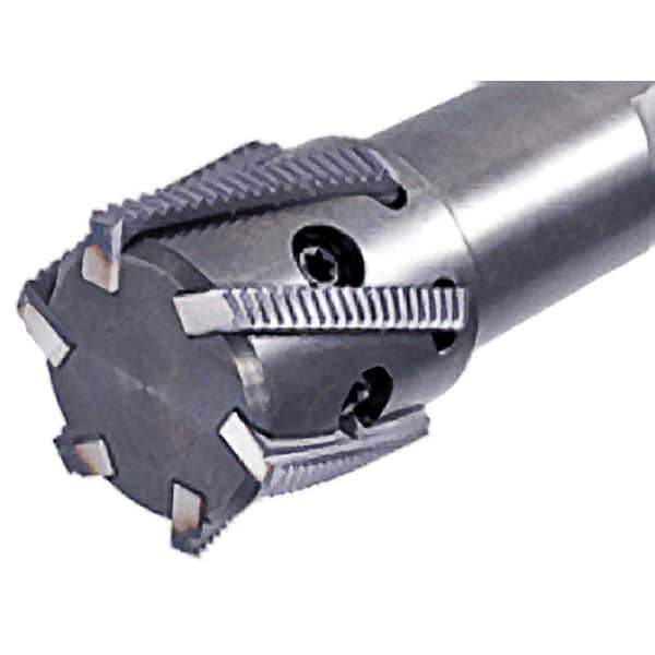 Iscar - 1.26" Cut Diam, 2.36" Max Depth of Cut, 1-1/4" Shank Diam, Internal/External Indexable Thread Mill - Insert Style MTH-BSPT, MTH-F, MTH-ISO, MTH-NPT, MTH-UN, MTH-W, 1.26" Insert Size, 5 Inserts, Toolholder Style MTSRH, 5" OAL - Apex Tool & Supply