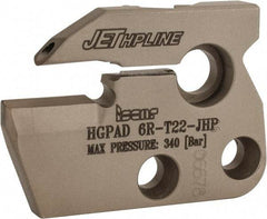 Iscar - Right Hand Cut, 6.35mm Insert Width, Cutoff & Grooving Support Blade for Indexables - 22mm Max Depth of Cut, 7.2mm Head Projection - Apex Tool & Supply
