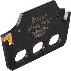 Iscar - 0.1380" Insert Width, Cutoff & Grooving Support Blade for Indexables - 0.094" Head Projection - Apex Tool & Supply