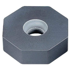 Iscar - ONHQ0806 TN Grade IS8 Ceramic Milling Insert - Uncoated, 0.2362" Thick, 0.7953" Inscribed Circle - Apex Tool & Supply