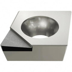 Iscar - CCMT2-1 D Grade ID5 Polycrystalline Diamond (PCD) Turning Insert - Uncoated, 80° Diamond, 1/4" Inscr Circle, 3/32" Thick, 1/64" Corner Radius - Apex Tool & Supply