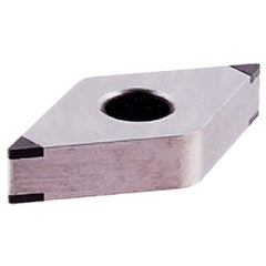 Iscar - DNGG432 M4HF Grade IB25HA PCBN Turning Insert - AlTiN Finish, 55° Diamond, 1/2" Inscr Circle, 3/16" Thick, 1/32" Corner Radius - Apex Tool & Supply