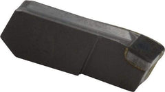 Iscar - 300020GIPA Grade ID5, 3mm Cutting Width Polycrystalline Diamond (PCD) Grooving Insert - 1.8mm Max Depth of Cut, Neutral, 0.2mm Corner Radius, Uncoated - Apex Tool & Supply